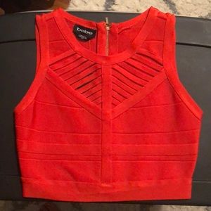 ✨NWT✨ Bebe Bodycon Crop Top